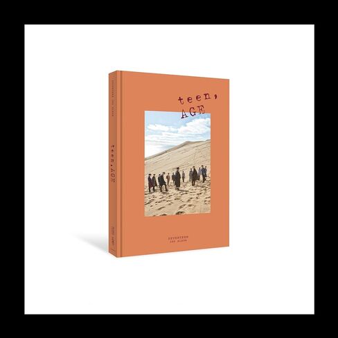 SEVENTEEN TEEN, AGE Reissue 2nd Album CD+Folding poster on pack+Photobook+Lyrics paper+Photocard+Portrait desktop stand+Name sticker+Tracking Sealed SVT (Green Version) in Saudi Arabia