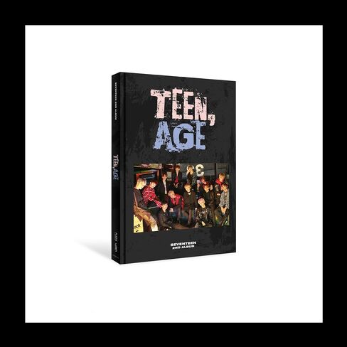 SEVENTEEN TEEN, AGE Reissue 2nd Album CD+Folding poster on pack+Photobook+Lyrics paper+Photocard+Portrait desktop stand+Name sticker+Tracking Sealed SVT (Green Version) in Saudi Arabia