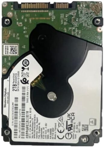 WD Blue 2TB Mobile Hard Disk Drive - 5400 RPM SATA 6 Gb/s 128MB Cache 2.5 Inch 7mm - WD20SPZX WD Recertified (Renewed) in Saudi Arabia