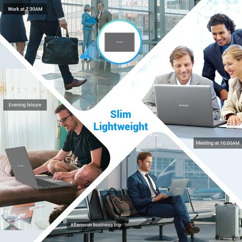 ApoloSign 15.6'' Laptop, 12GB RAM 512GB SSD, Windows 11 Laptop Computer, Intel Jasper Lake N5095(up to 2.8GHz), FHD IPS Display, Ultra Slim, Mini-HDMI in Saudi Arabia