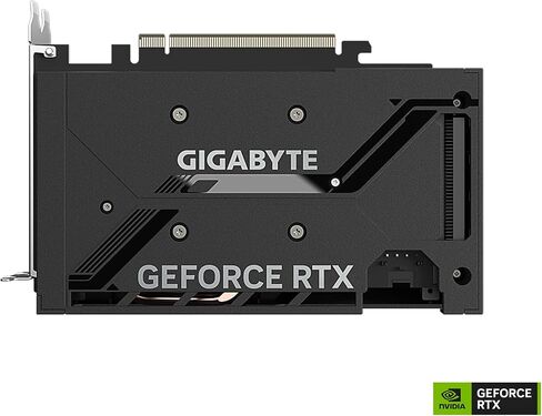جيجابايت بطاقة رسومات جيفورس RTX 4060 ويندفورس OC 8G، مروحتان ويندفورس، 8GB 128-bit GDDR6، بطاقة فيديو GV-N4060WF2OC-8GD in Saudi Arabia