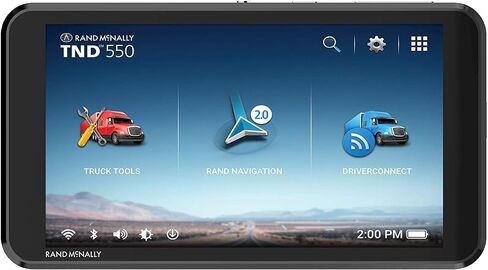Rand McNally TND 550 نظام تحديد المواقع GPS Truck Navigator بشاشة عرض سهلة القراءة لتوجيه الشاحنات المخصصة ونظام ملاحة Rand 2.0 (متجدد) in Kuwait