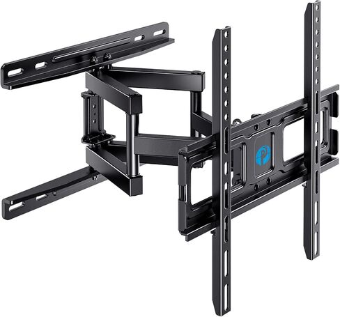 TV Wall Mount Full Motion Articulating Swivel Extension for Most 26-65 Inch Flat Curved TVs with Max VESA 400x400mm up to 88lbs, Wall Mount TV Bracket fits 12,16 inch Wood Stud by Pipishell in Saudi Arabia