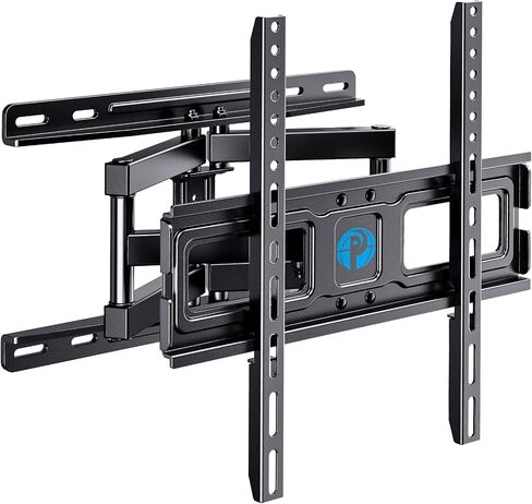 TV Wall Mount Full Motion Articulating Swivel Extension for Most 26-65 Inch Flat Curved TVs with Max VESA 400x400mm up to 88lbs, Wall Mount TV Bracket fits 12,16 inch Wood Stud by Pipishell in Saudi Arabia