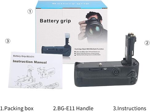 Battery Grip Compatible with Canon EOS 5D Mark Ⅲ 5DS 5DSR Camera, Replacement for Canon BG-E11, Work with LP-E6 LP-E6N Batteries in Saudi Arabia