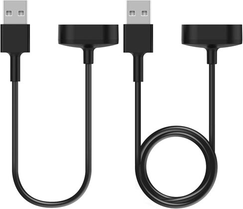 كابل شاحن مكون من قطعتين لساعة Fitbit Inspire HR وFitbit Inspire الذكية، سلك شاحن USB بديل لـ Fitbit Inspire/Fitbit Inspire HR (3.3 قدم/0.5 قدم) in Kuwait