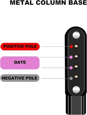 ديسونج كابل شحن يو اس بي مغناطيسي بـ4 دبابيس 7.62 للساعة الذكية T92 in Kuwait