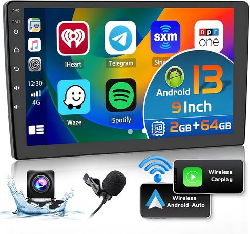 4+64G 9'' Android 15 Car Stereo for Honda Odyssey EX-L 2011-2017 in Kuwait