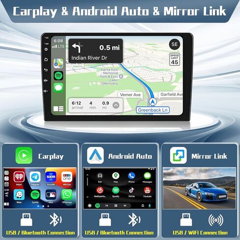 4+64G 9'' Android 15 Car Stereo for Honda Odyssey EX-L 2011-2017 in Kuwait