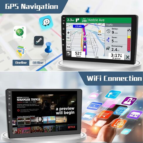 4+64G 9'' Android 15 Car Stereo for Honda Odyssey EX-L 2011-2017 in Kuwait