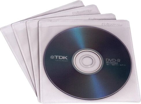 Fellowes 98315 Adhesive CD/DVD Holders, 5-Pack in Saudi Arabia