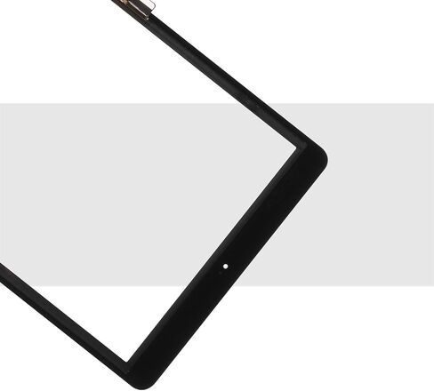 for iPad 5 9.7" 2017 A1822 A1823/ iPad Air 1st A1474 A1475 A1476 Touch Screen Replacement Parts（No Home Button） Front Glass Panel（No LCD） with Repair Kits & Screen Protector (Black) in Saudi Arabia