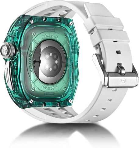 Rugged Case with Band for Apple Watch Ultra 2/1 49mm, Translucent Heavy Duty Case with Military Sport Strap for Men, Tactical Grade Shockproof Bumper Cover for iWatch, G-WR in Kuwait