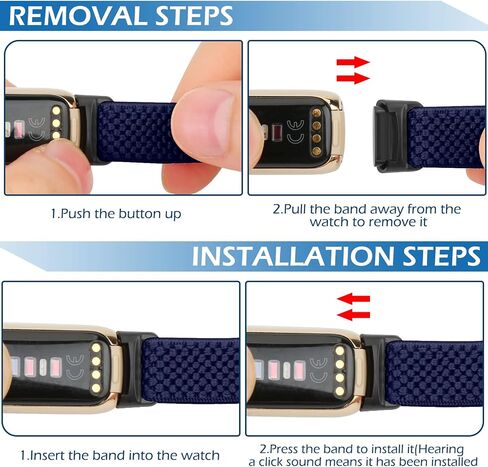 TumpCez Elastic Nylon Bands Compatible with Fitbit Luxe Bands for Women Men,Stretchy Adjustable Breathable Comfortable Sports Replacement Straps Wristband for Fitbit Luxe in Saudi Arabia