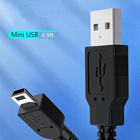 Saipomor UC-E4 Power Cable UC-E15 Replacement USB Charging Cable Data Syn Cord Compatible with Nikon D3100 D3100S D3X D40 D40X D50 D60 D70 D100 D700 D300 Digital SLR Camera(5ft) in Kuwait
