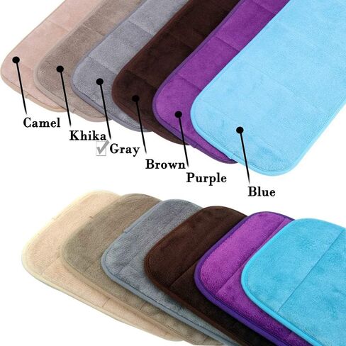 AUHOKY 2 Sets Ergonomic Computer Wrist Pad - Long & Short Size Combination Keyboard Rest Elbow Support Mat for Office, Desktop, Working, Gaming - Memory Foam Relieve Elbow Pain (Gray) in Kuwait