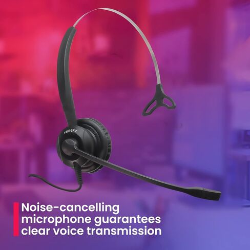 XS 820 Mono Headset Training Bundle - Headsets, M22 Digital Headset Adapter, Y-Training Splitter Cord #27019-03 (with Mute Button) - Use for Coaching, Supervising, Training, Monitoring in Saudi Arabia