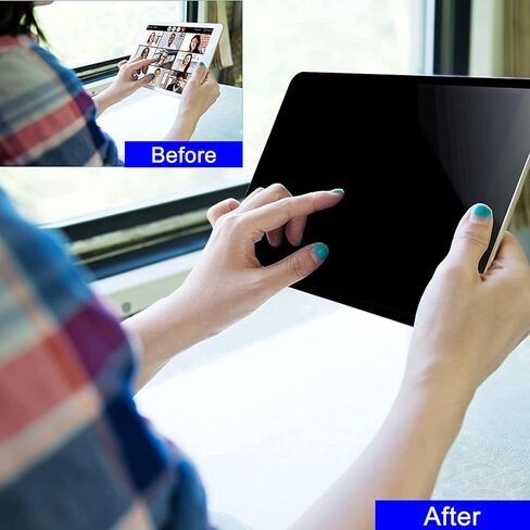 واقي شاشة خصوصية Mamol مغناطيسي iPad Pro 12.9 بوصة لجهاز Apple iPad Pro 12.9 بوصة الجيل السادس والخامس والرابع والثالث 2022 2021 2020 2018، فلتر خصوصية وهج الضوء الأزرق قابل للإزالة وإعادة الاستخدام ومضاد للتجسس، شاشة خاصة عالية الحساسية وخالية من الفقاعا in Kuwait