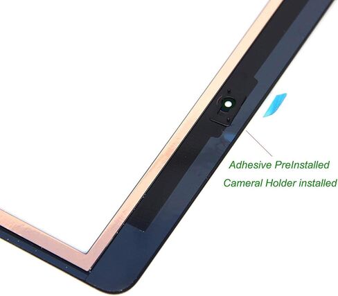 Black Digitizer Repair Kit for 2017 iPad 9.7(A1822, A1823) Touch Screen Digitizer Replacement with Home Button + Tools Kit + PreInstalled Adhesive in Kuwait