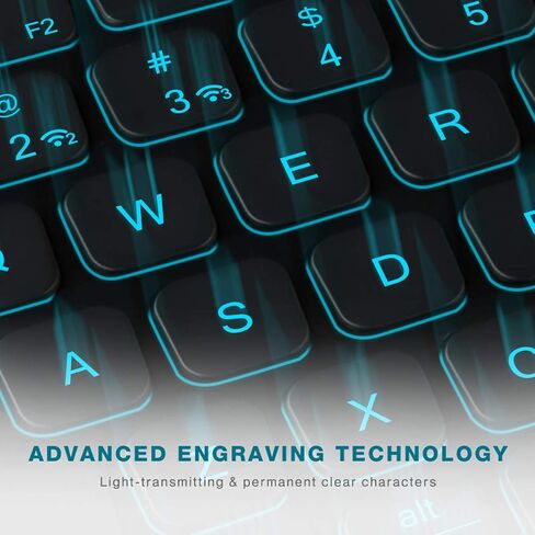Wireless Bluetooth Keyboard, Keyboard for iPad, 7-Colors Backlit, Portable Rechargeable Keyboard for iOS iPhone/iPad 9.7/ iPad Pro/New iPad 2018/iPad Air,Samsung Android Tablets,Windows in Kuwait