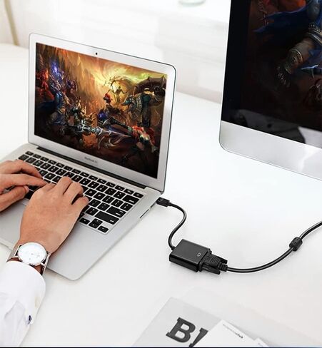 ارفين محول منفذ عرض صغير الى VGA لتوصيل جهاز ماك او اللابتوب بشاشة VGA in Kuwait