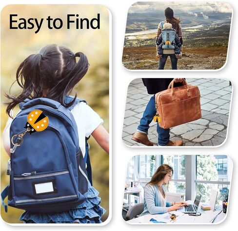 Leather Keychain Case Holder Compatible with Apple AirTag, GPS Airtag Keychain Finder Tracker with Key Ring, Anti-Scratch Protective Air Tag Cover | Leather in Kuwait