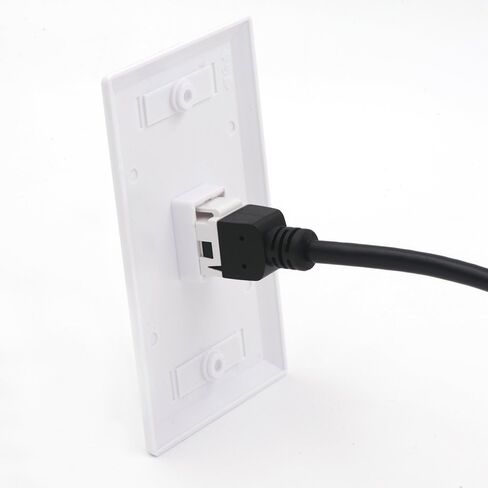VCE 2-Pack HDMI Keystone Jack, Female to Female HDMI Pigtail Cable 4K HDMI Keystone Coupler for Keystone Wall Plate - 6 Inch in Saudi Arabia