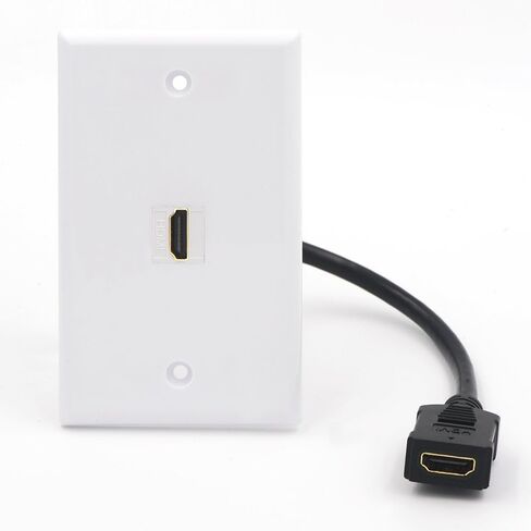 VCE 2-Pack HDMI Keystone Jack, Female to Female HDMI Pigtail Cable 4K HDMI Keystone Coupler for Keystone Wall Plate - 6 Inch in Saudi Arabia