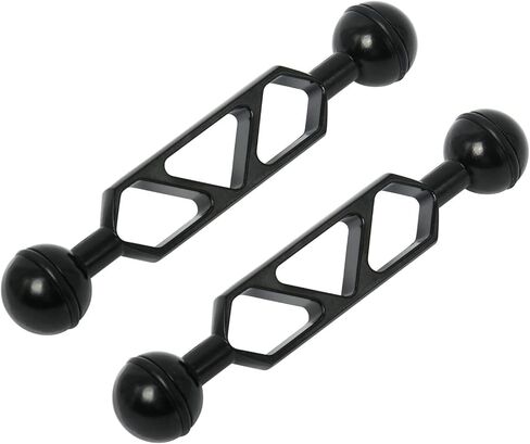 WLPREOE 1 بوصة حامل كروي x 4 قطع، مشبك طويل من الألومنيوم المؤكسد باستخدام الحاسب الآلي، حامل دعامة محول مشبك 360 درجة لـ GoPro، كاميرا تحت الماء، غطاء تحت الماء، ملحقات متصلة بذراع ضوء الغوص in Kuwait