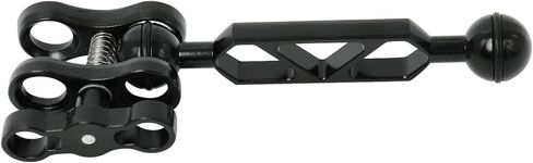 WLPREOE 1 بوصة حامل كروي x 4 قطع، مشبك طويل من الألومنيوم المؤكسد باستخدام الحاسب الآلي، حامل دعامة محول مشبك 360 درجة لـ GoPro، كاميرا تحت الماء، غطاء تحت الماء، ملحقات متصلة بذراع ضوء الغوص in Kuwait