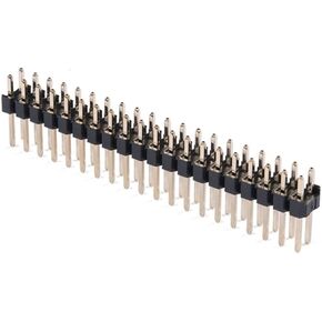 Break-Away 0.1" 2x20-pin Strip Dual Male Header Compatible with Raspberry Pi Zero GPIO(Pack of 10)