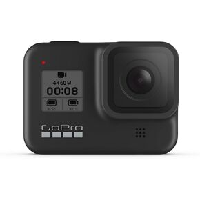 GoPro HERO8 Black - Waterproof Action Camera with Touch Screen 4K Ultra HD Video 12MP Photos 1080p Live Streaming Stabilization in Kuwait