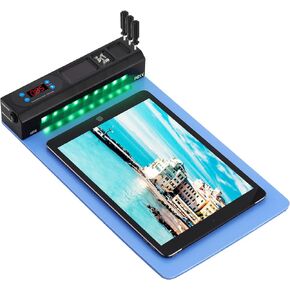 وسادة تسخين Spolehli مع ضوء LED مدمج، آلة فصل شاشة LCD سريعة الحرارة لإصلاح الهاتف Ipad 14.2 بوصة، أداة إزالة شاشة حصيرة الحرارة مع تخزين الملحقات (110 فولت/220 فولت) in Kuwait