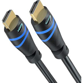 كابل BlueRigger 4K HDMI بطول 50 قدمًا (4K 30 هرتز، HDR10، تصنيف CL3 داخل الجدار، سرعة عالية، HDCP2.2، eARC) - كابل HDMI طويل متوافق مع المسرح المنزلي، HDTV، وحدات تحكم الألعاب، أجهزة البث in Saudi Arabia