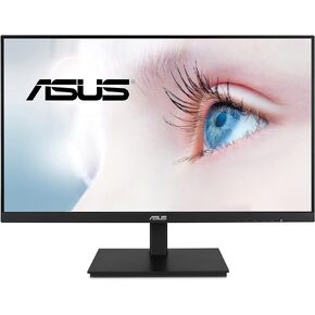 شاشة ASUS 23.8 بوصة 1080 بكسل (VA24DQSB) - دقة عالية كاملة، IPS، 75 هرتز، مكبرات صوت متزامنة، ضوء أزرق منخفض وميض خالٍ من الوميض، بدون إطار قابل للتركيب، منفذ HDMI DisplayPort، VGA، محور USB قابل للتعديل، أسود، 12.8 بوصة × 21.3 بوصة × 2.1 " in Kuwait