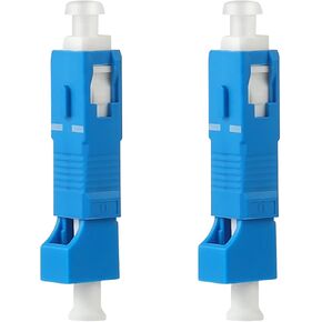10 Pcs SC to LC Adapter-SingleMode 9/125um SC/UPC Male to LC/UPC Female Hybrid Optical Fiber Adapter Connector-Optical Equipment Tool for Visual Fault Locator,Optical Power Meter,Digital Communication