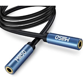 MillSO 3.5mm Female to Female Adapter Cable 1/8 Female to Female Aux Cord in Saudi Arabia