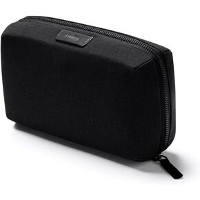 Bellroy Tech Kit (Tech Accessories Organizer Pouch, Zipper Closure, Stores Power Bank, Phone Charger, Cables & More) - Black