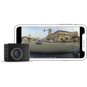 Garmin Dash Cam 67W, 1440p and Extra-Wide 180-degree FOV, Monitor Your Vehicle While Away w/ New Connected Features, Voice Control, Compact and Discreet, Includes Memory Card (Renewed) in Kuwait