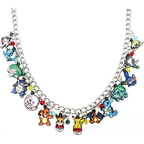 TKLPP Evolutions Charm Necklace Anime Cartoon Metal Necklace Gifts for woman girl in Kuwait