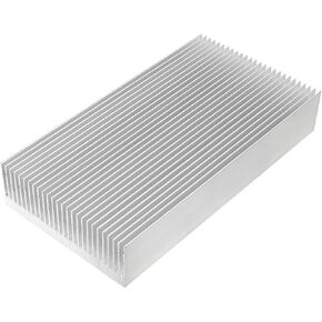 Nxtop Silver Tone الألومنيوم المبرد الحراري بالوعة الحرارة 150x80x27 مم، 6" x 3" x 1" (LWH) in Kuwait