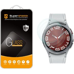 Supershieldz (3 عبوات) مصمم لساعة Samsung Galaxy Watch 6 Classic (47 ملم) واقي شاشة من الزجاج المقوى، مضاد للخدش، خالٍ من الفقاعات in Kuwait