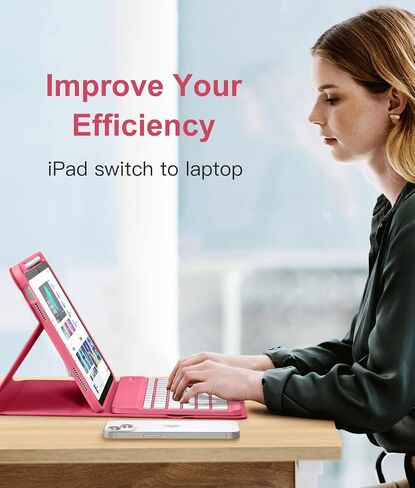 Hamile for iPad A16 11th 10th Generation Case with Keyboard - Wireless in Kuwait