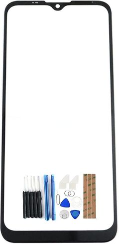 FainWan Front Screen Glass Outer Panel Lens Replacement +OCA Repair Tools Kit Compatible with Motorola Moto G Play (2021) XT2093-3 6.5inch in Saudi Arabia