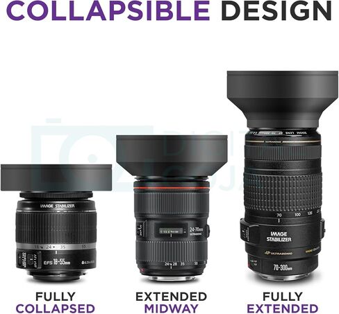 غطاء عدسة مطاطية قابلة للطي بصورة ألتورا 67 مم لعدسات الكاميرا مع خيط فلتر 67 مم in Kuwait