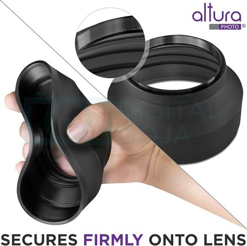 غطاء عدسة مطاطية قابلة للطي بصورة ألتورا 67 مم لعدسات الكاميرا مع خيط فلتر 67 مم in Kuwait