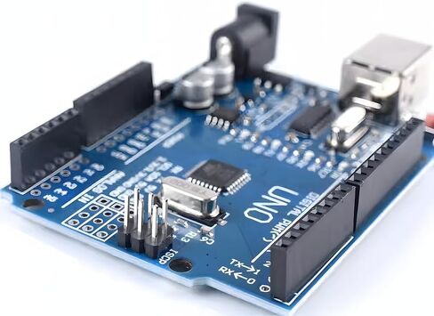 UNO R3 Board ATmega328P with USB Cable(Arduino-Compatible) for Arduino, Input Voltage 7-12V, 16MHZ,14 Digital 1/0 pins Support PWM, SRAW 2KB, Compatible with RPi 4B/3B+/3B/2B/B+/Zero/Zero W in Kuwait