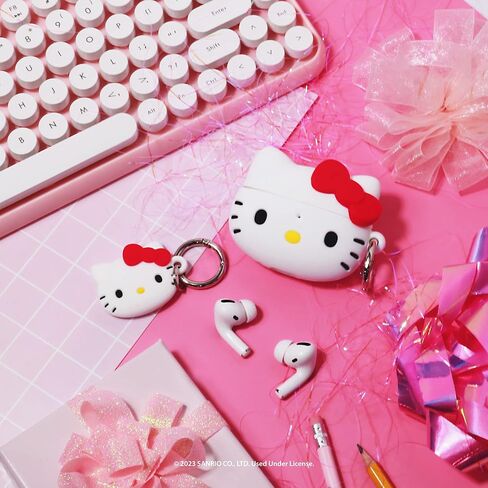 iFace Hello Kitty and Friends Cute Case [ Compatible with AirPods Pro 1/Pro 2, Not for Pro 3 ] - Kawaii Silicone Protective Cover [Carabiner Clip Included] [Wireless Charging] – Kuromi in Kuwait