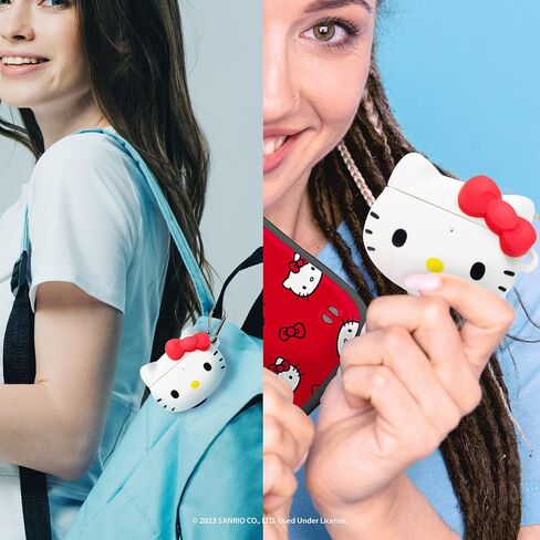 iFace Hello Kitty and Friends Cute Case [ Compatible with AirPods Pro 1/Pro 2, Not for Pro 3 ] - Kawaii Silicone Protective Cover [Carabiner Clip Included] [Wireless Charging] – Kuromi in Kuwait
