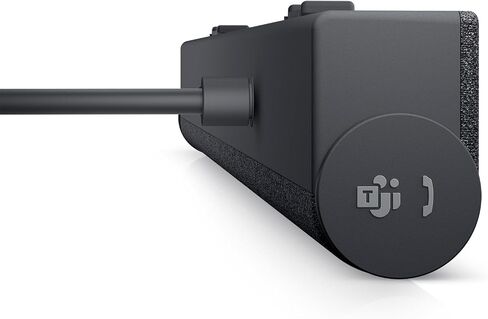 Dell SB522A Slim Conferencing Soundbar - Mute Microphone, Call Answer/End Controls, Indicator Light, Noise Reduction, Magnetic, USB Connector, Zoom Certification, Microsoft Teams Certified - Black in Saudi Arabia